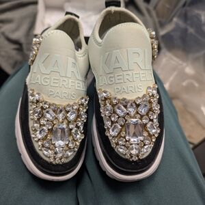Karl Lagerfeld Embellished Sneakers
